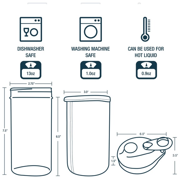 Masontops Mason Jar Hydration Kit NWT - Picture 5 of 8